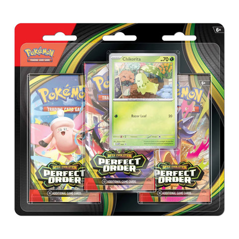 Pokemon Mega Evolution: Perfect Order - 3 Pack CDU Preorder