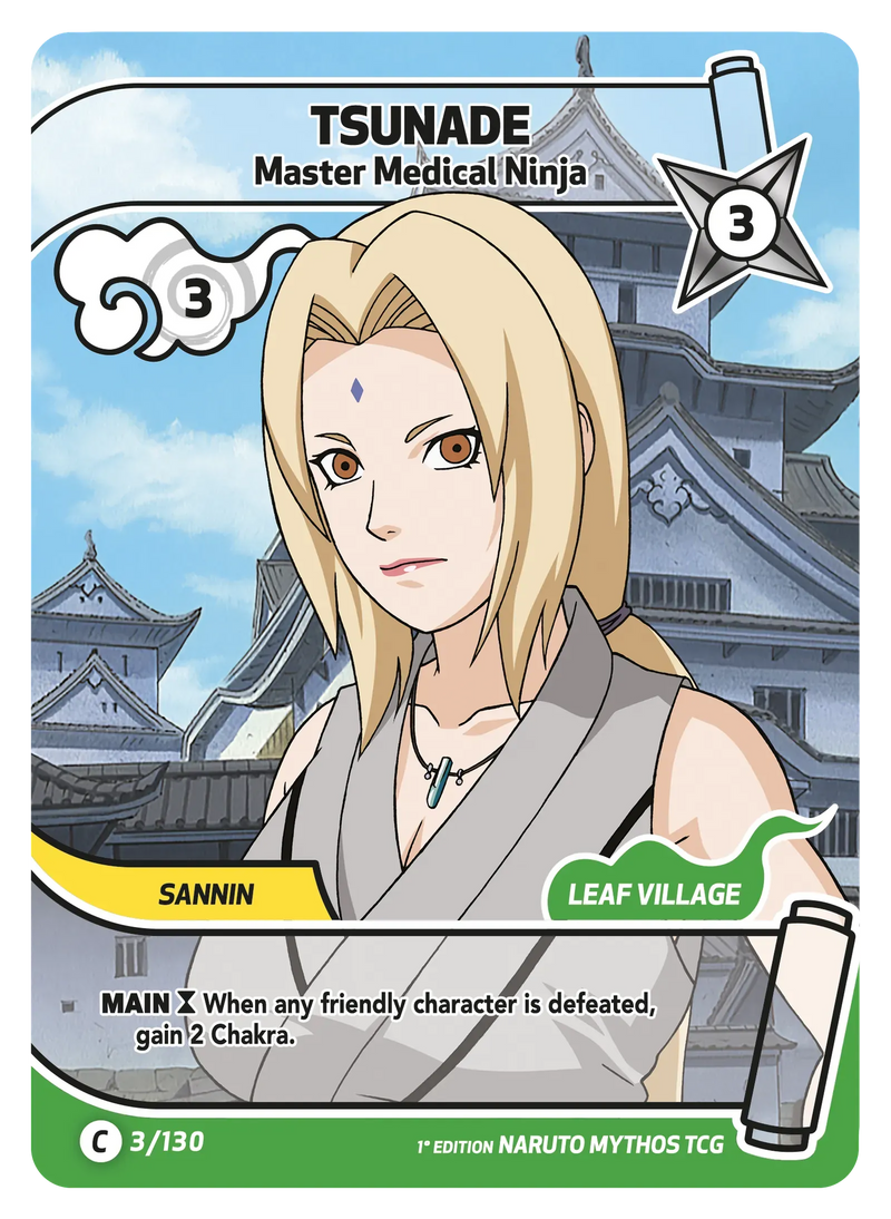 Image for Tsunade — Master Medical Ninja (003/130) (KSH) - Naruto Mythos TCG