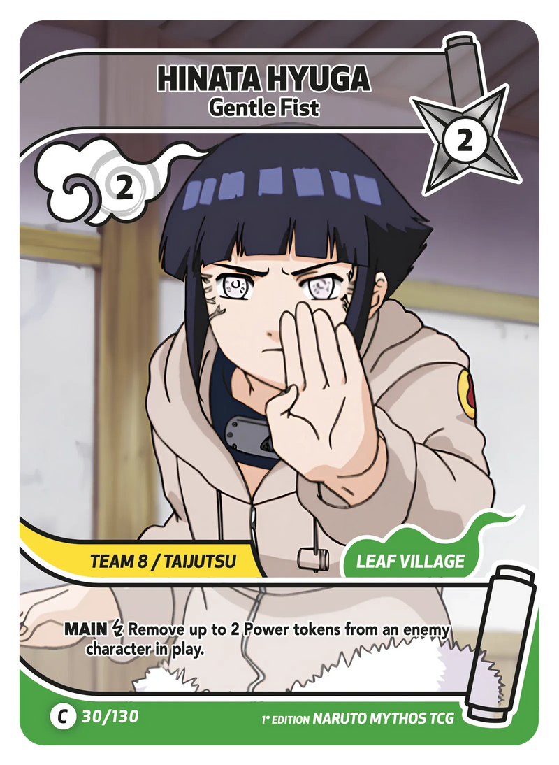 Image for Hinata Hyuga — Gentle Fist (030/130) (KSH) - Naruto Mythos TCG