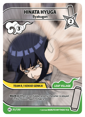Image for Hinata Hyuga — Byakugan (031/130) (KSH) - Naruto Mythos TCG