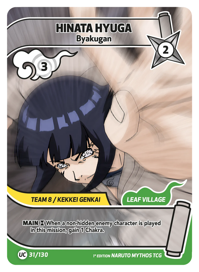 Image for Hinata Hyuga — Byakugan (031/130) (KSH) - Naruto Mythos TCG