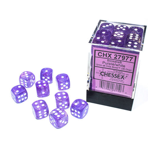 Chessex Dice - D6 Dice Block 12mm (36 Dice)