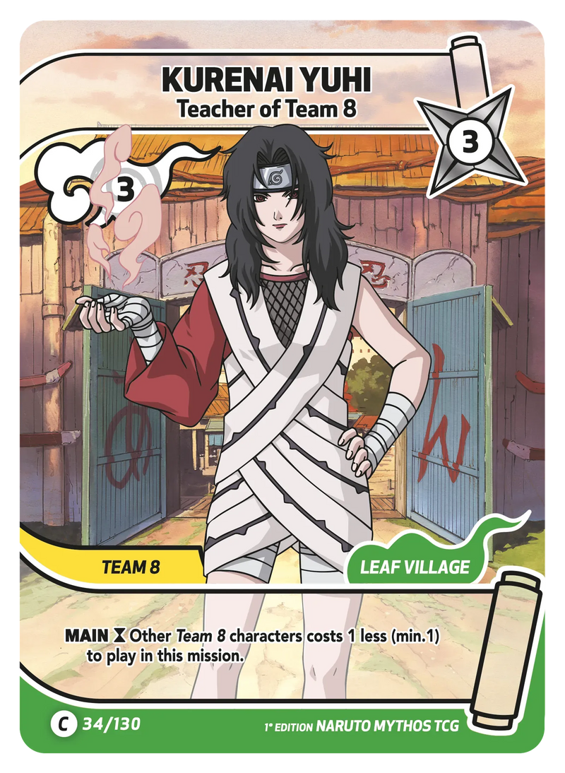 Image for Kurenai Yuhi — Teacher of Team 8 (034/130) (KSH) - Naruto Mythos TCG