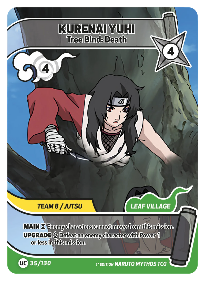 Image for Kurenai Yuhi — Tree Bind: Death (035/130) (KSH) - Naruto Mythos TCG