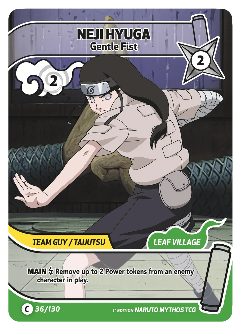 Image for Neji Hyuga — Gentle Fist (036/130) (KSH) - Naruto Mythos TCG