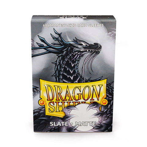 Dragon Shield 60 Japanese Size Card Sleeves - Matte Slate