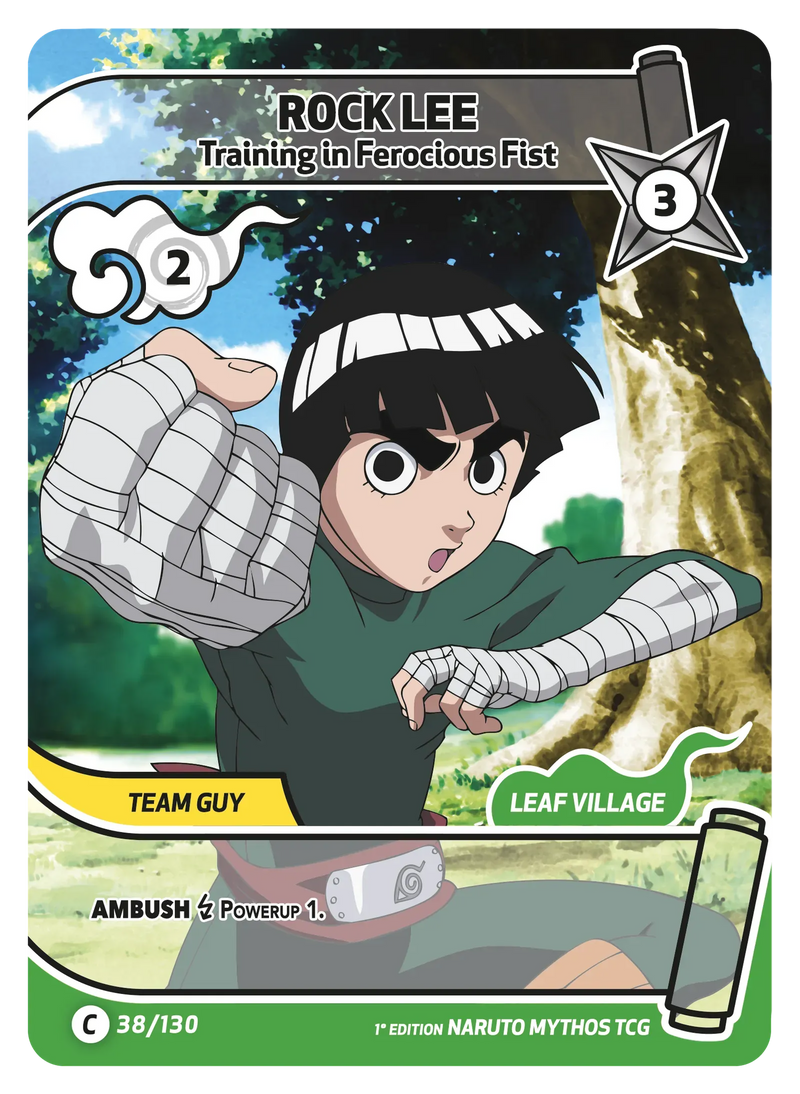 Image for Rock Lee — Training in Ferocious Fist (038/130) (KSH) - Naruto Mythos TCG