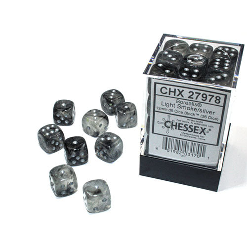 Chessex Dice - D6 Dice Block 12mm (36 Dice)