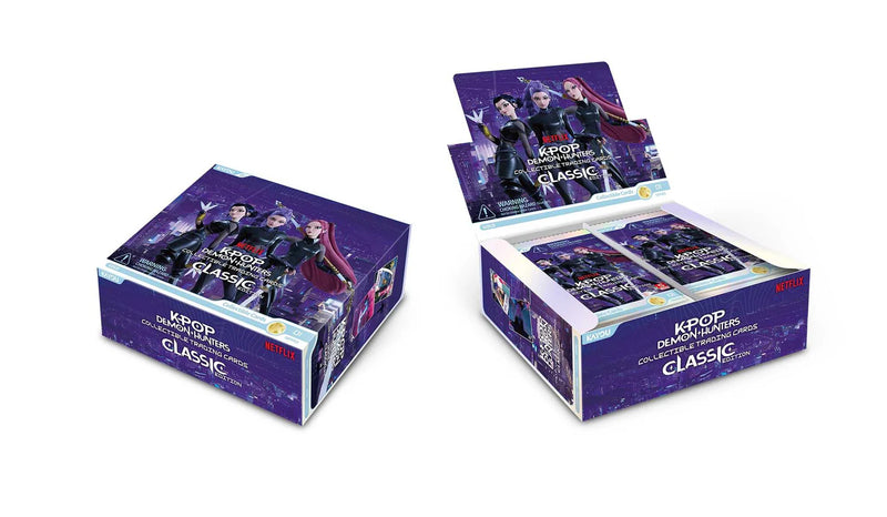 KPop Demon Hunters-Collectible Trading Cards-Classic Edition Foil Booster Box