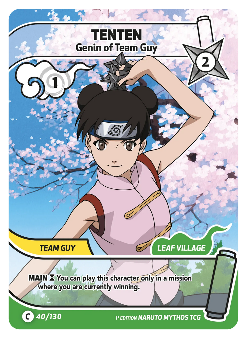 Image for Tenten — Genin of Team Guy (040/130) (KSH) - Naruto Mythos TCG