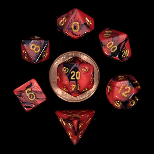 Fanroll - 10mm Mini Polyhedral Dice set