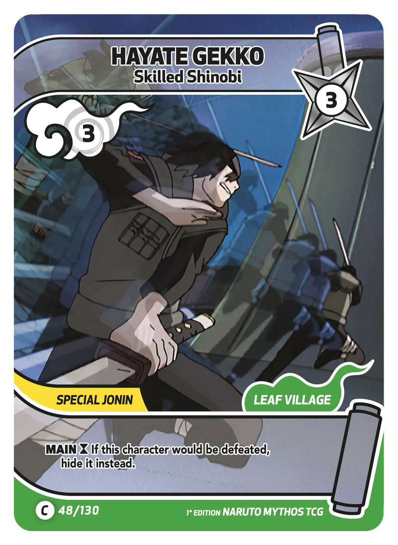 Image for Hayate Gekko — Skilled Shinobi (048/130) (KSH) - Naruto Mythos TCG