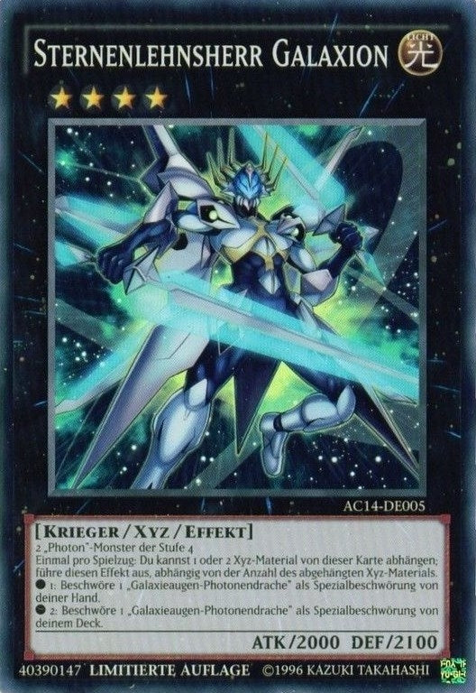 Image for Starliege Lord Galaxion (German) - "Sternenlehnsherr Galaxion" (AC14-DE005) (AC14) - YuGiOh