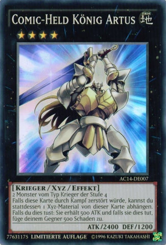 Image for Comics Hero King Arthur (German) - "Comic-Held König Artus" (AC14-DE007) (AC14) - YuGiOh