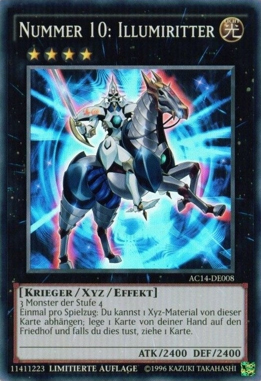 Image for Number 10: Illumiknight (German) - "Nummer 10: Illumiritter" (AC14-DE008) (AC14) - YuGiOh