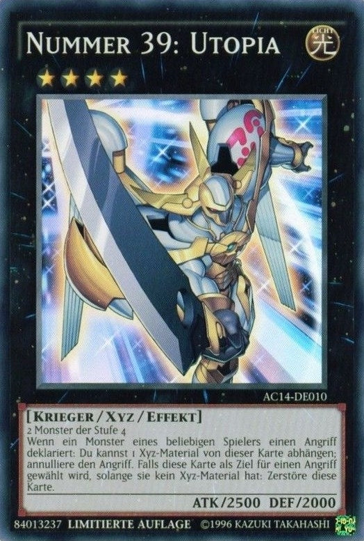 Image for Number 39: Utopia (German) - "Nummer 39: Utopia" (AC14-DE010) (AC14) - YuGiOh