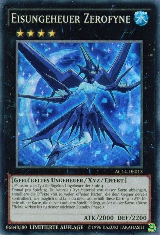 Image for Ice Beast Zerofyne (German) - "Eisungeheuer Zerofyne" (AC14-DE013) (AC14) - YuGiOh