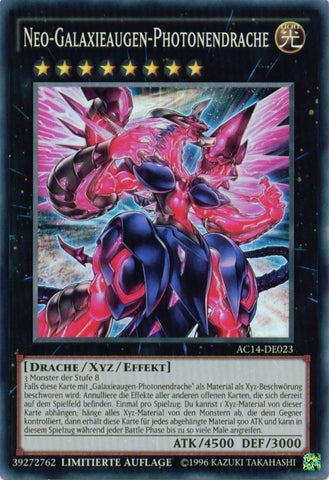 Image for Neo Galaxy-Eyes Photon Dragon (German) - "Neo-Galaxieaugen-Photonendrache" (AC14-DE023) (AC14) - YuGiOh