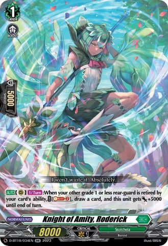 Knight of Amity, Roderick (D-BT10/034EN) [Dragon Masquerade]