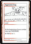 Aggressive Crag (2021 Edition) [Mystery Booster Playtest Cards]