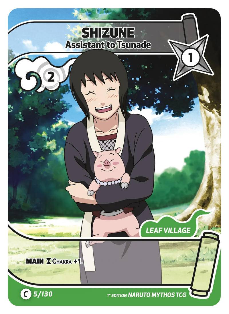 Image for Shizune — Assistant to Tsunade (005/130) (KSH) - Naruto Mythos TCG