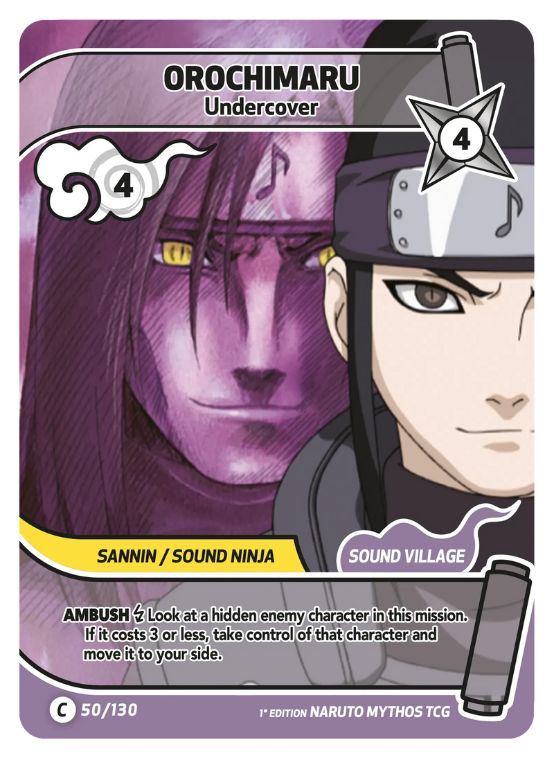 Image for Orochimaru — Undercover (050/130) (KSH) - Naruto Mythos TCG