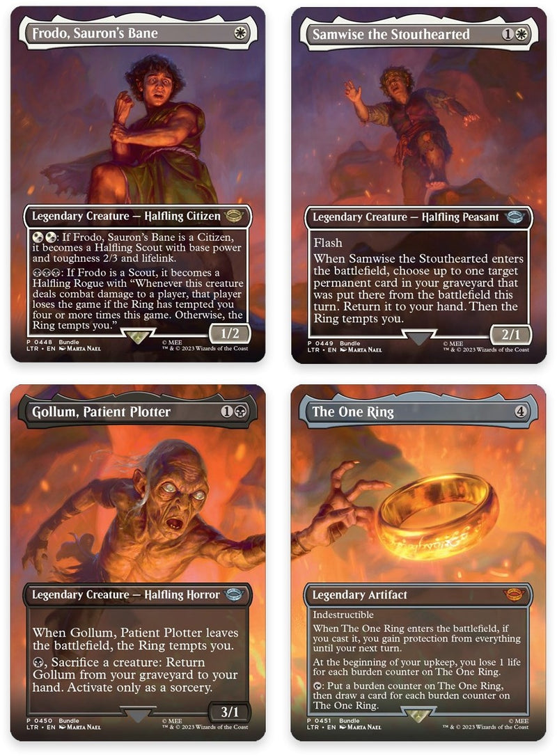 Image for Mount Doom Scene [Set of 4] (448-451) [Universes Beyond: The Lord of the Rings: Tales of Middle-earth] - Magic: The Gathering