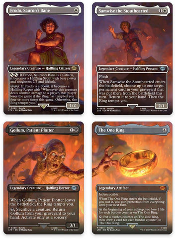 Image for Mount Doom Scene [Set of 4] (448-451) [Universes Beyond: The Lord of the Rings: Tales of Middle-earth] - Magic: The Gathering