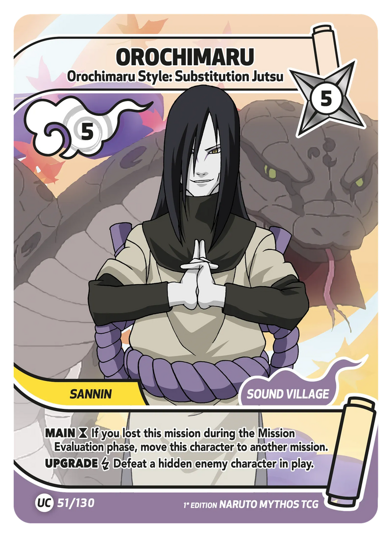 Image for Orochimaru — Orochimaru Style: Substitution Jutsu (051/130) (KSH) - Naruto Mythos TCG