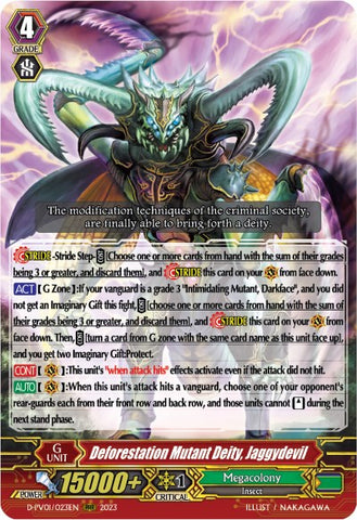 Deforestation Mutant Deity, Jaggydevil (D-PV01/023EN) [History Collection]