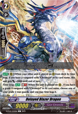Delayed Blazer Dragon (D-PV01/203EN) [History Collection]