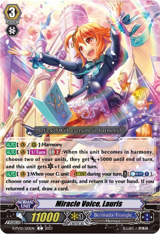 Miracle Voice, Lauris (D-PV01/120EN) [History Collection]