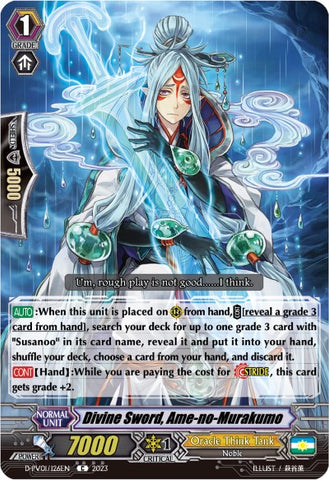 Divine Sword, Ame-no-Murakumo (D-PV01/126EN) [History Collection]