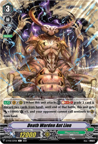 Death Warden Ant Lion (D-PV01/337EN) [History Collection]