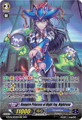 Vampire Princess of Night Fog, Nightrose (D-PV01/SP23EN) [History Collection]