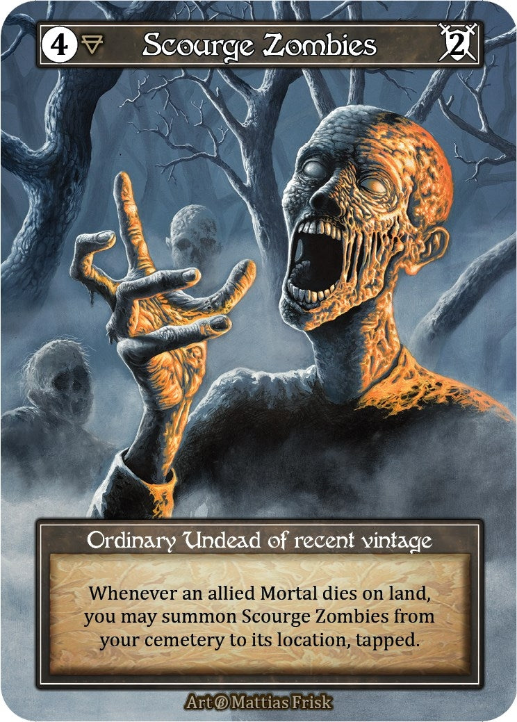 Image for Scourge Zombies (Foil) (B) - Sorcery: Contested Realm