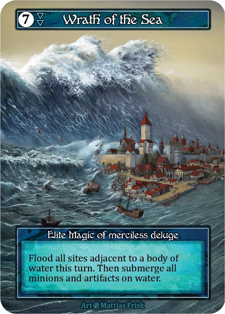 Image for Wrath of the Sea (Foil) (B) - Sorcery: Contested Realm