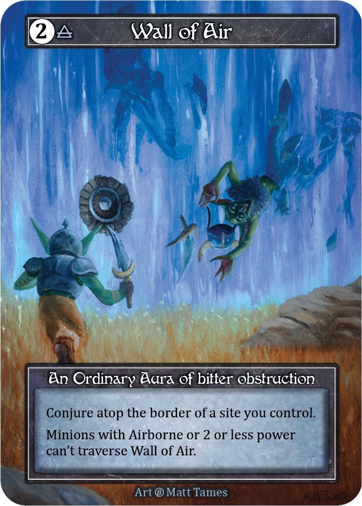 Image for Wall of Air (Foil) (B) - Sorcery: Contested Realm