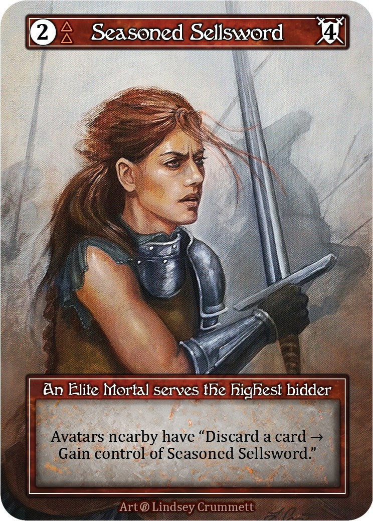Image for Seasoned Sellsword (Foil) (B) - Sorcery: Contested Realm