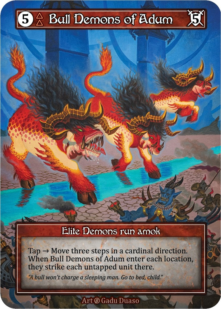 Image for Bull Demons of Adum (Foil) - Sorcery: Contested Realm
