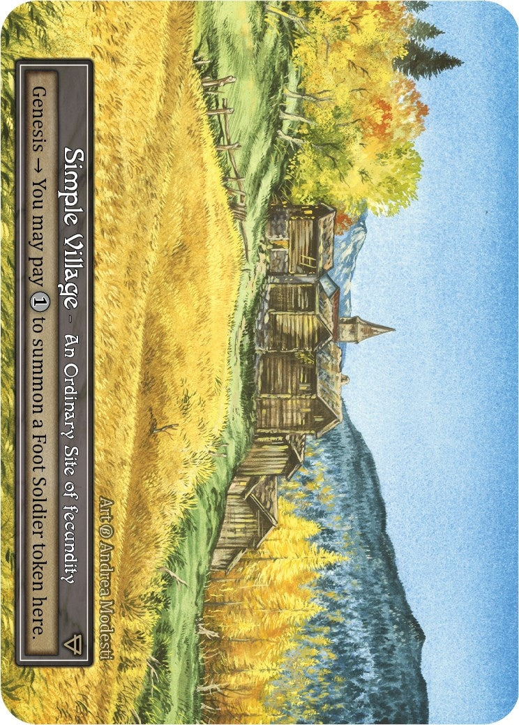 Image for Simple Village (Foil) - Sorcery: Contested Realm