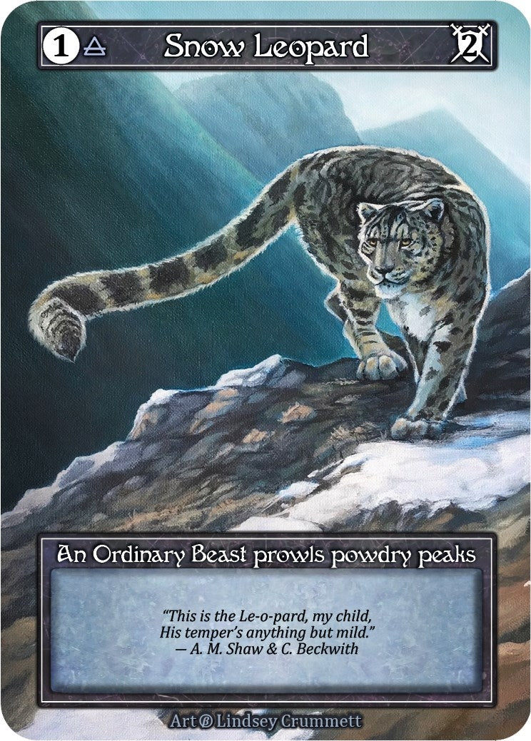 Image for Snow Leopard (Foil) - Sorcery: Contested Realm