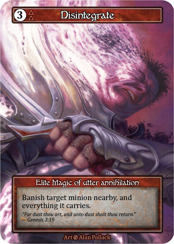 Image for Disintegrate (Foil) - Sorcery: Contested Realm