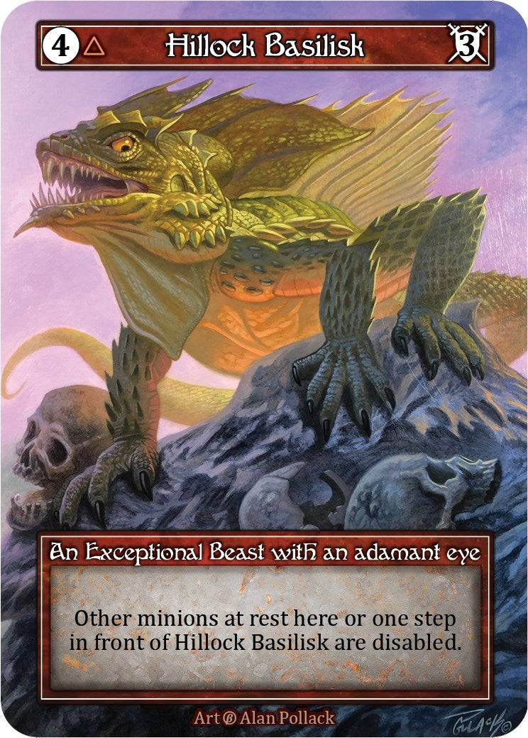 Image for Hillock Basilisk (Foil) - Sorcery: Contested Realm