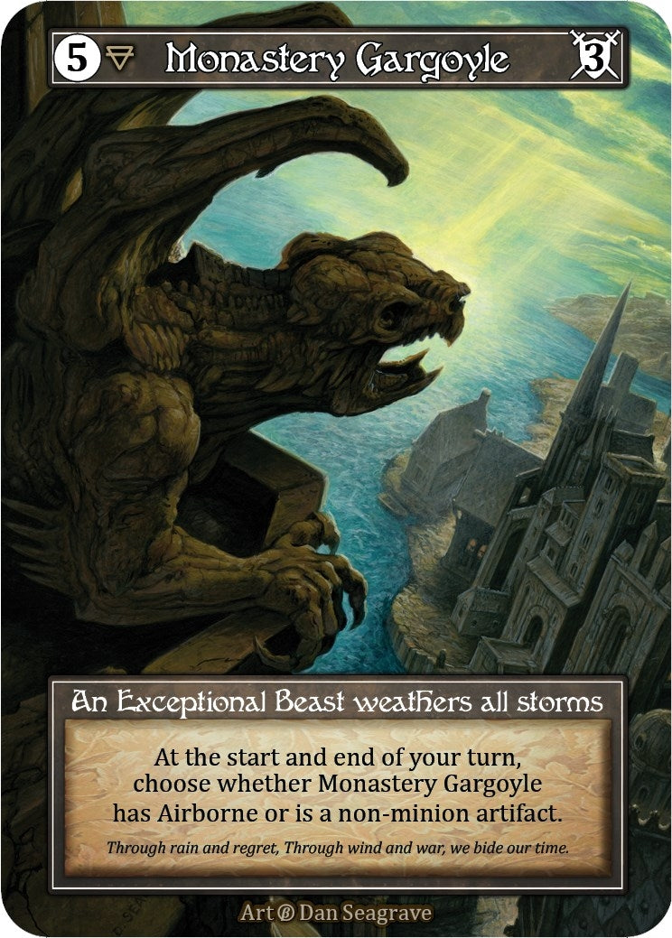 Image for Monastery Gargoyle (Foil) - Sorcery: Contested Realm