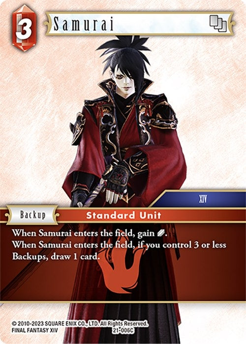 Image for Samurai (21-006C) - Final Fantasy TCG