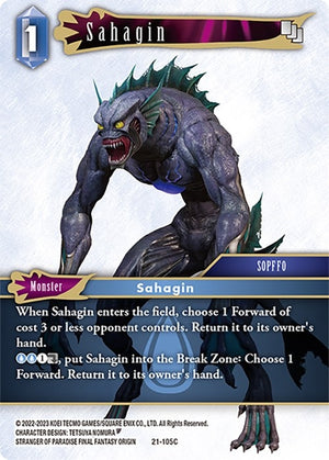 Image for Sahagin (21-105C) - Final Fantasy TCG