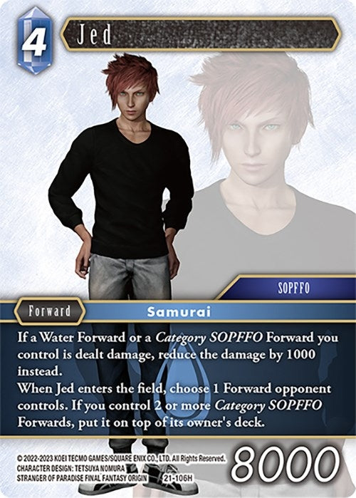 Image for Jed (21-106H) - Final Fantasy TCG