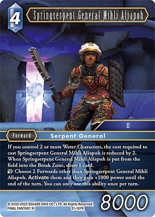 Image for Springserpent General Mihli Aliapoh (21-107R) - Final Fantasy TCG