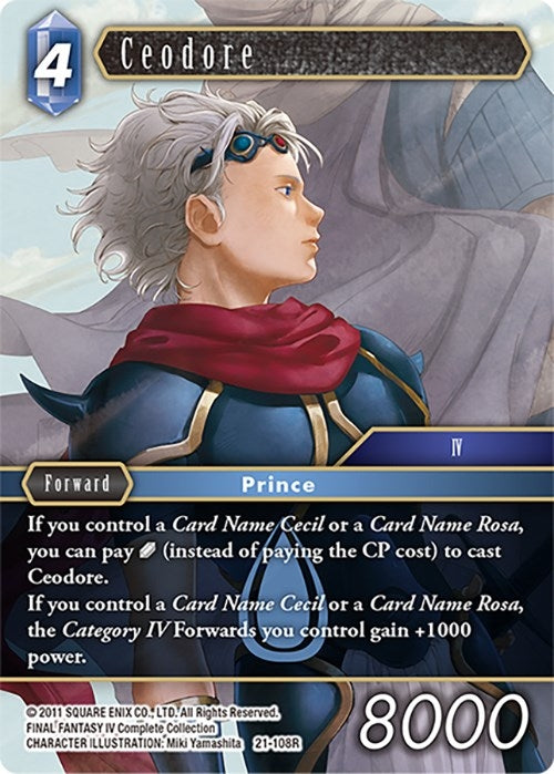 Image for Ceodore (21-108R) - Final Fantasy TCG